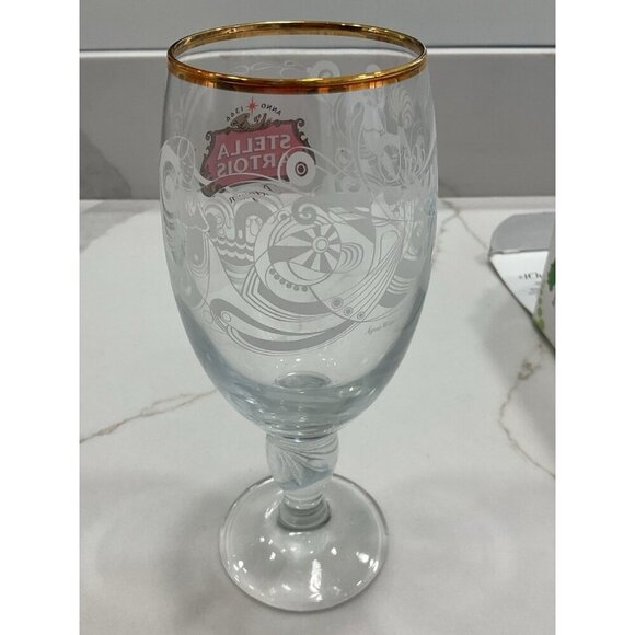 Stella Artois Water.org Limited Edition Brazil Chalice with Box 33cl Mermaids - Picture 4 of 6